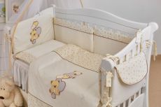 Постільний комплект 7 ел Twins Romantic Teddy Love 4024-R-006, white/beige
